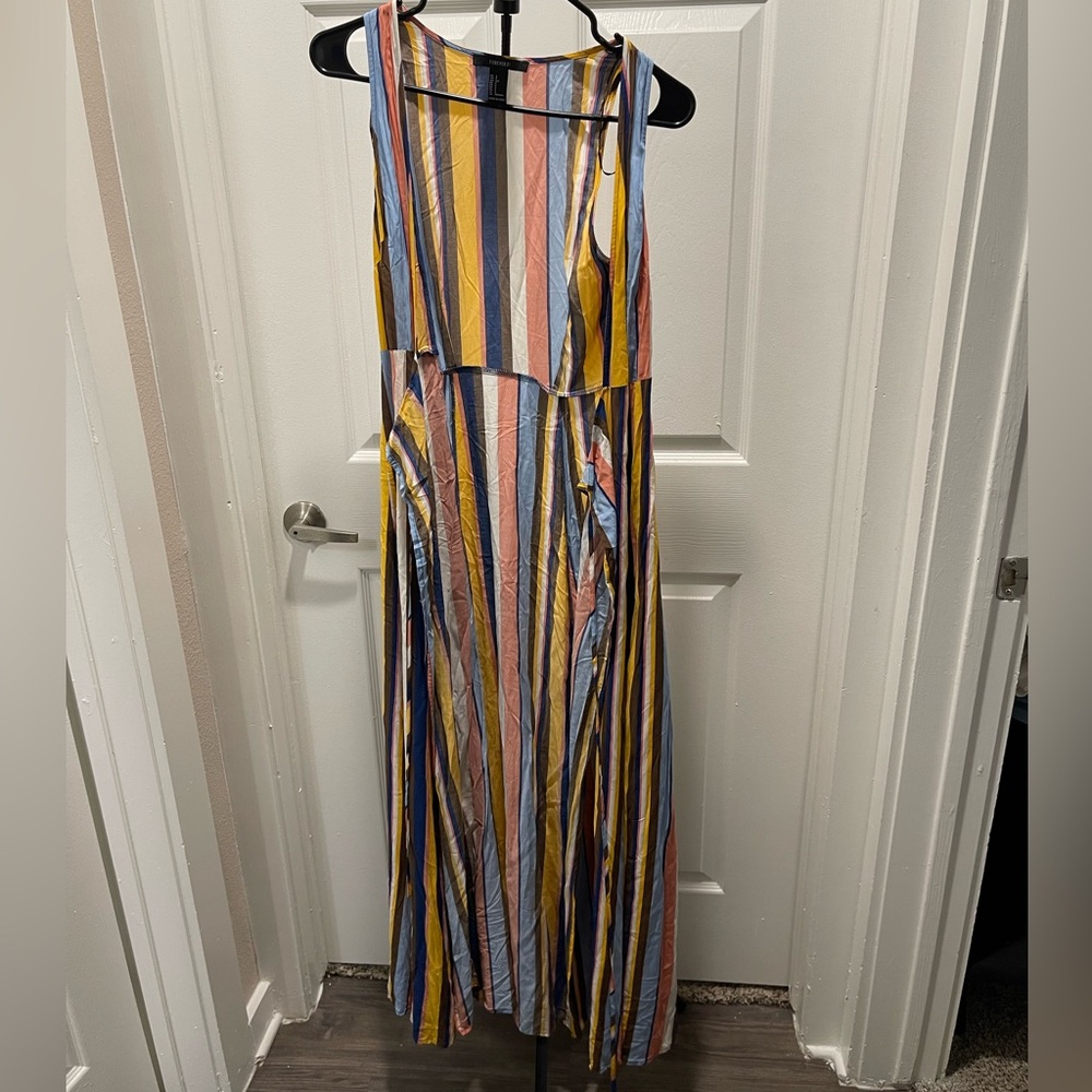 🛑 Forever 21 Colorful Striped Jumpsuit - Picture 2 of 5